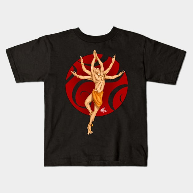 Bhakti - Radhe Radhe Kids T-Shirt by Roy's Disturbia